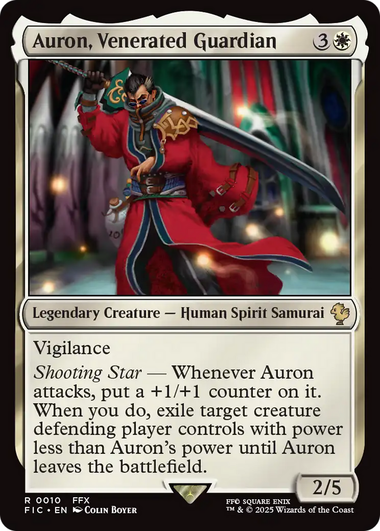 Auron, Venerated Guardian [FINAL FANTASY Commander] | Chromatic Games
