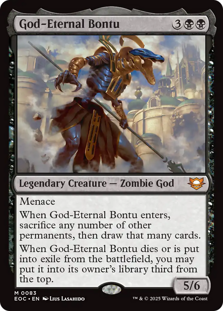 God-Eternal Bontu [Edge of Eternities Commander] | Chromatic Games