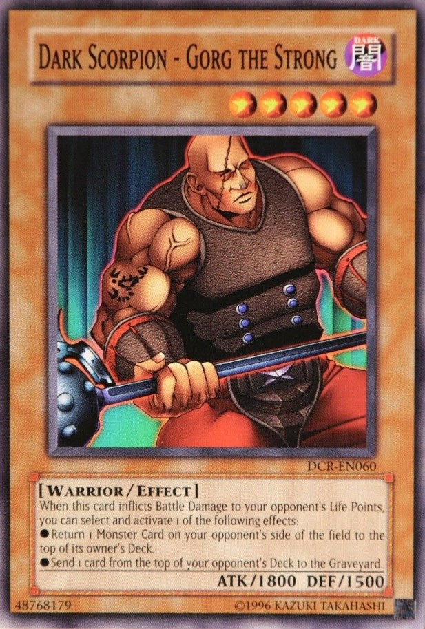 Dark Scorpion - Gorg the Strong [DCR-EN060] Common | Chromatic Games