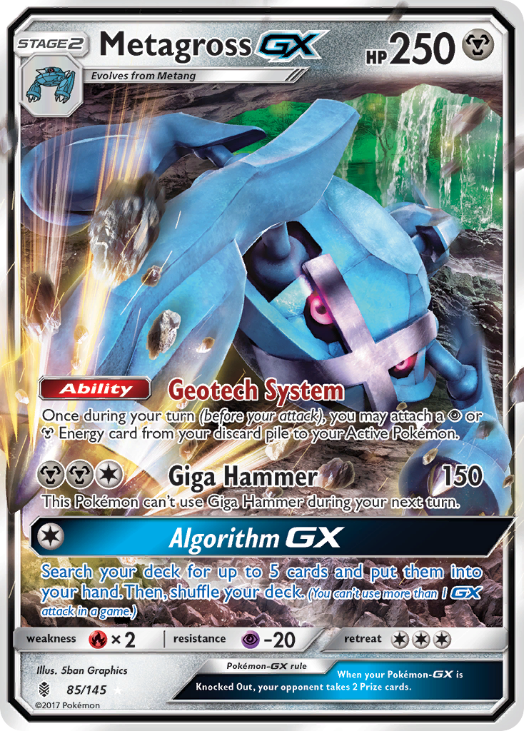 Metagross GX (85/145) [Sun & Moon: Guardians Rising] | Chromatic Games