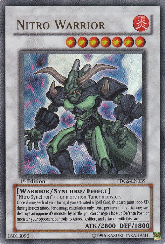 Nitro Warrior [TDGS-EN039] Ultra Rare | Chromatic Games