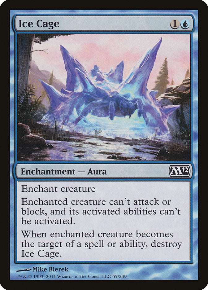 Ice Cage 57/249 (Magic 2012 (M12))  | Chromatic Games