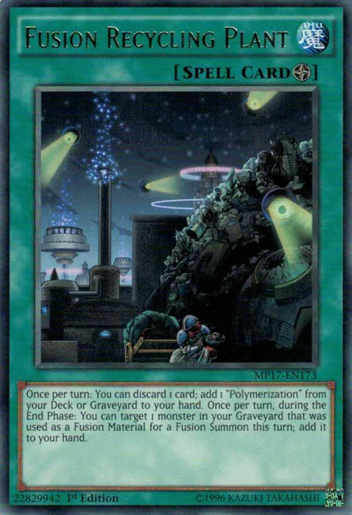 Fusion Recycling Plant [MP17-EN173] Rare | Chromatic Games