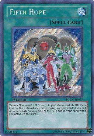 Fifth Hope [LCGX-EN098] Secret Rare | Chromatic Games