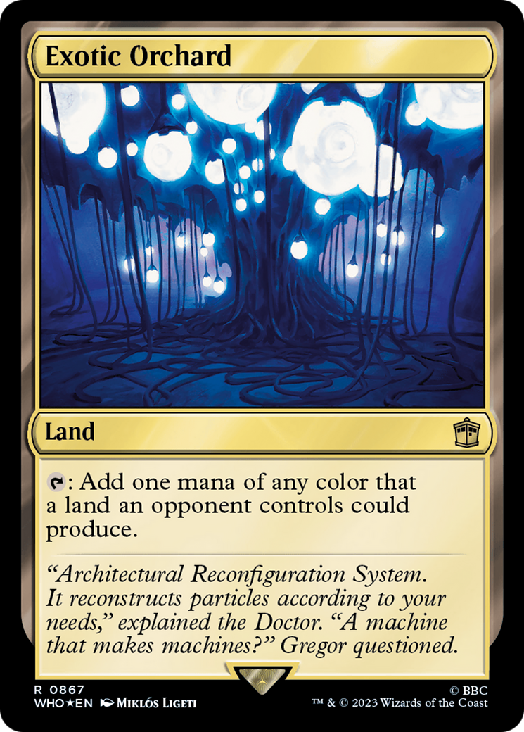 Exotic Orchard (Surge Foil) [Doctor Who] | Chromatic Games