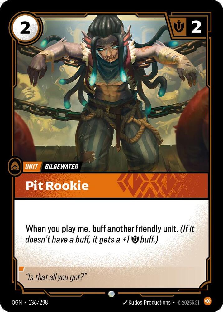 Pit Rookie 136/298 (Origins)  - Foil | Chromatic Games