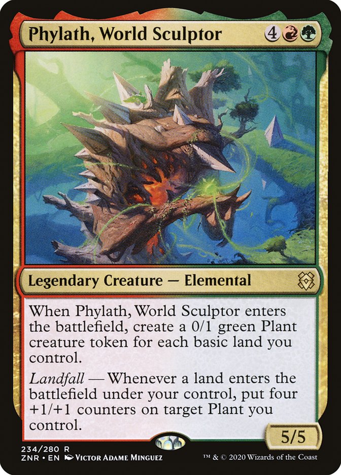 Phylath, World Sculptor 234 (Zendikar Rising)  | Chromatic Games