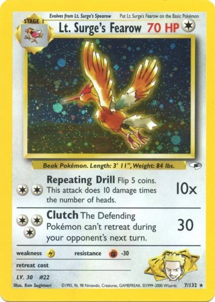 Lt. Surge's Fearow (7/132) [Gym Heroes Unlimited] | Chromatic Games