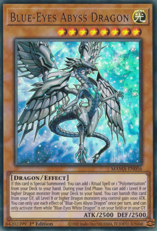 Blue-Eyes Abyss Dragon [MAMA-EN056] Ultra Rare | Chromatic Games