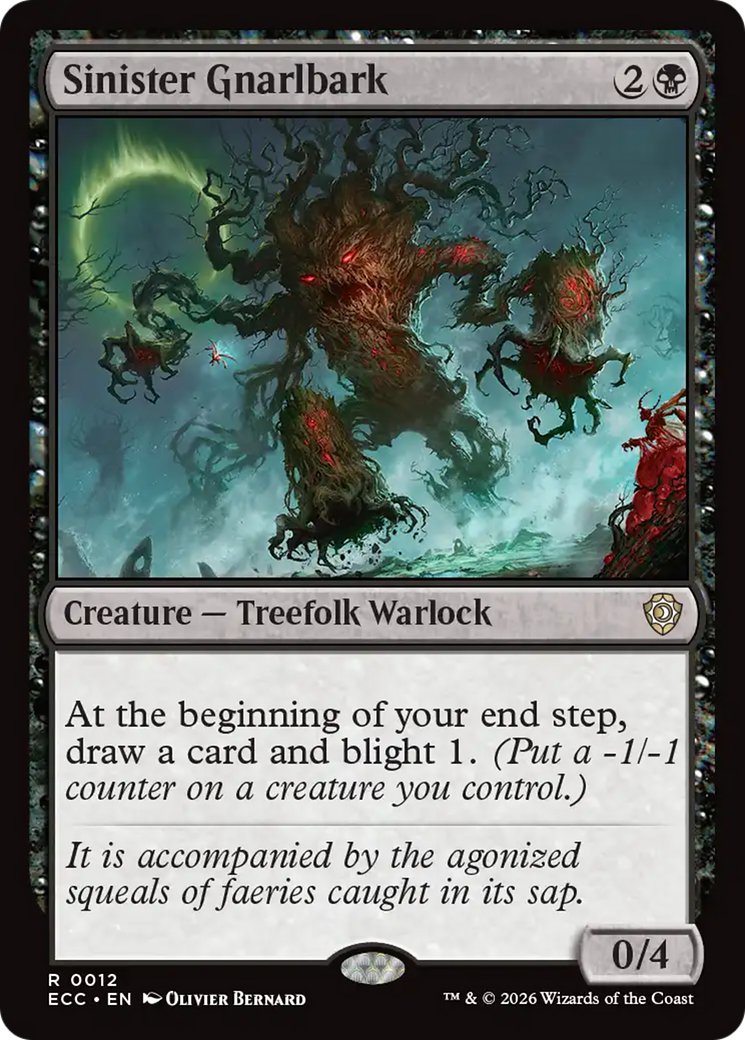 Sinister Gnarlbark [Lorwyn Eclipsed Commander] | Chromatic Games