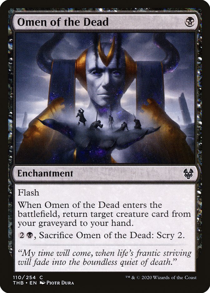 Omen of the Dead 110/254 (Theros Beyond Death)  | Chromatic Games