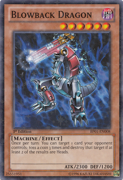 Blowback Dragon [BP01-EN008] Starfoil Rare | Chromatic Games
