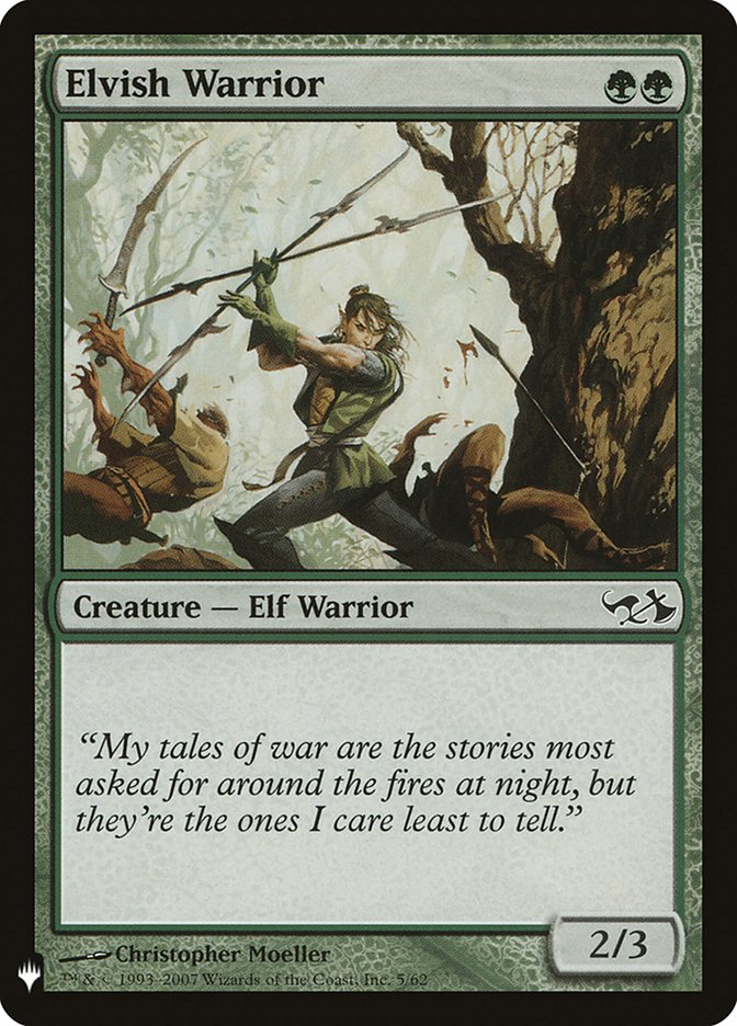 Elvish Warrior [Mystery Booster] | Chromatic Games