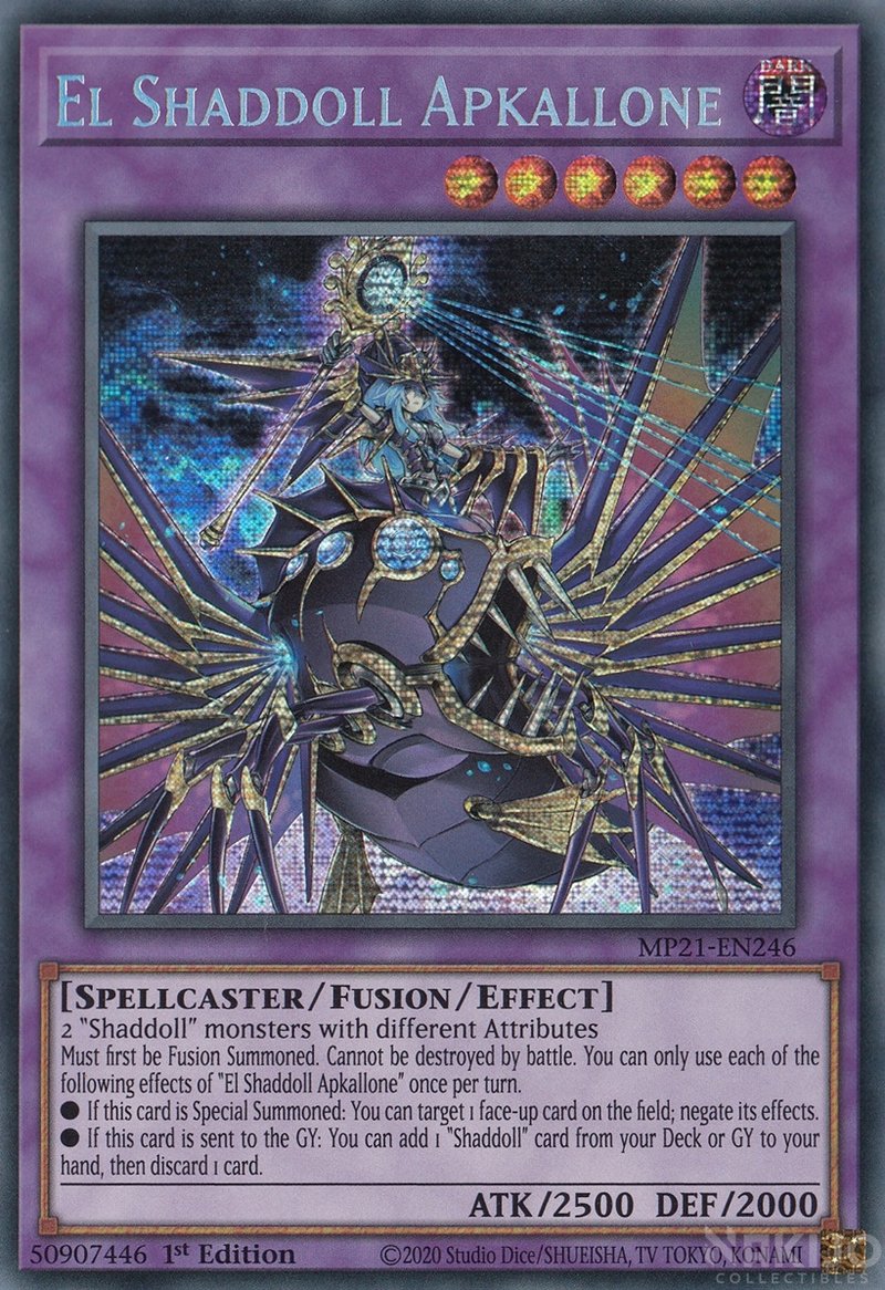 El Shaddoll Apkallone [MP21-EN246] Prismatic Secret Rare | Chromatic Games