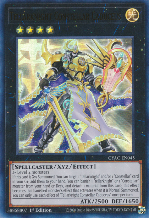 Tellarknight Constellar Caduceus [CYAC-EN045] Ultra Rare | Chromatic Games