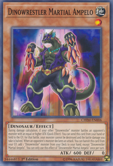 Dinowrestler Martial Ampelo [CHIM-EN006] Common | Chromatic Games