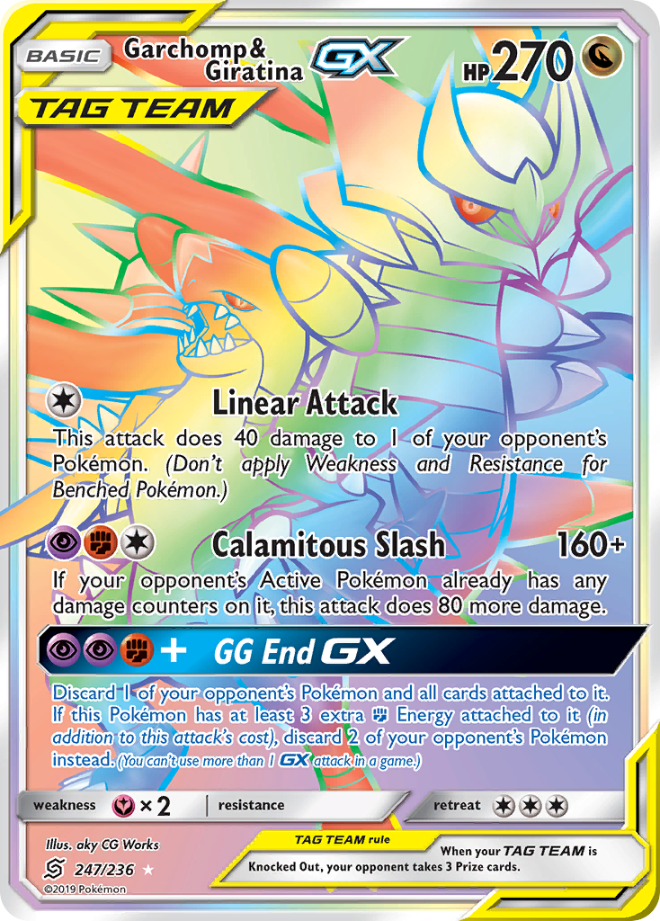 Garchomp & Giratina GX (247/236) [Sun & Moon: Unified Minds] | Chromatic Games