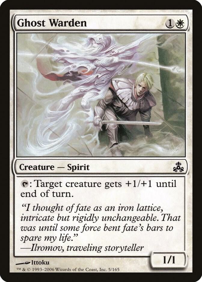 Ghost Warden 5/165 (Guildpact)  - Foil | Chromatic Games