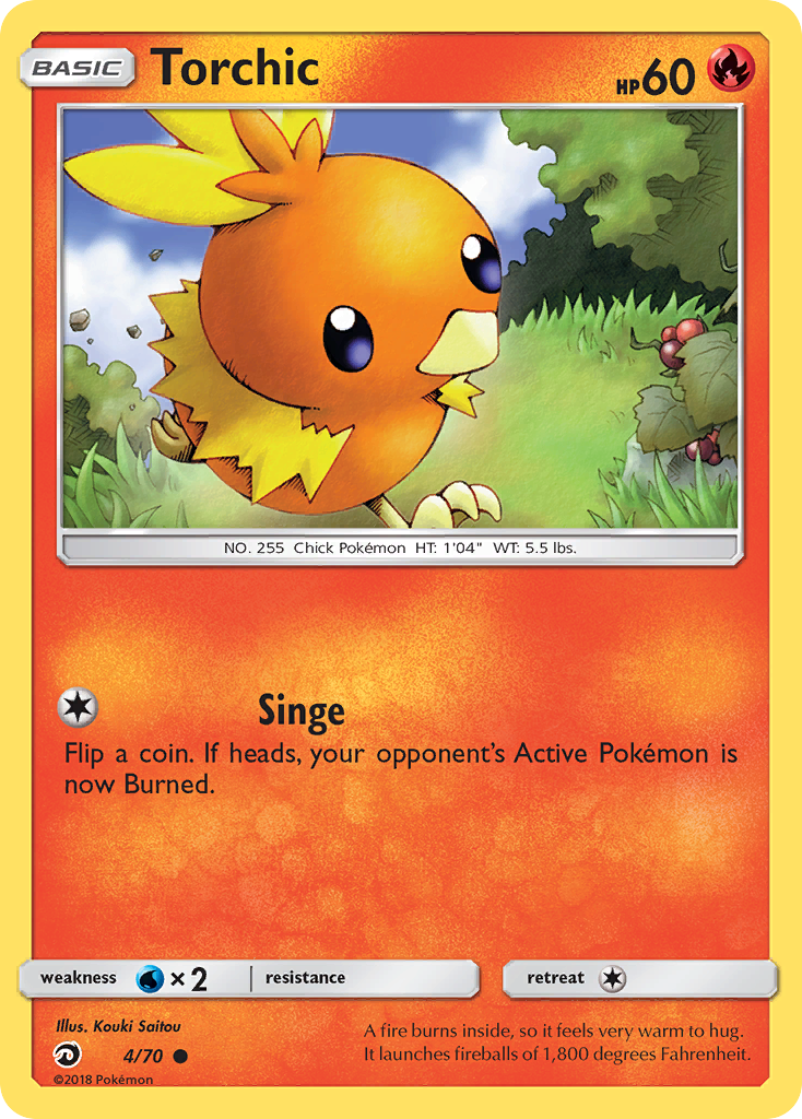 Torchic (4/70) [Sun & Moon: Dragon Majesty] | Chromatic Games