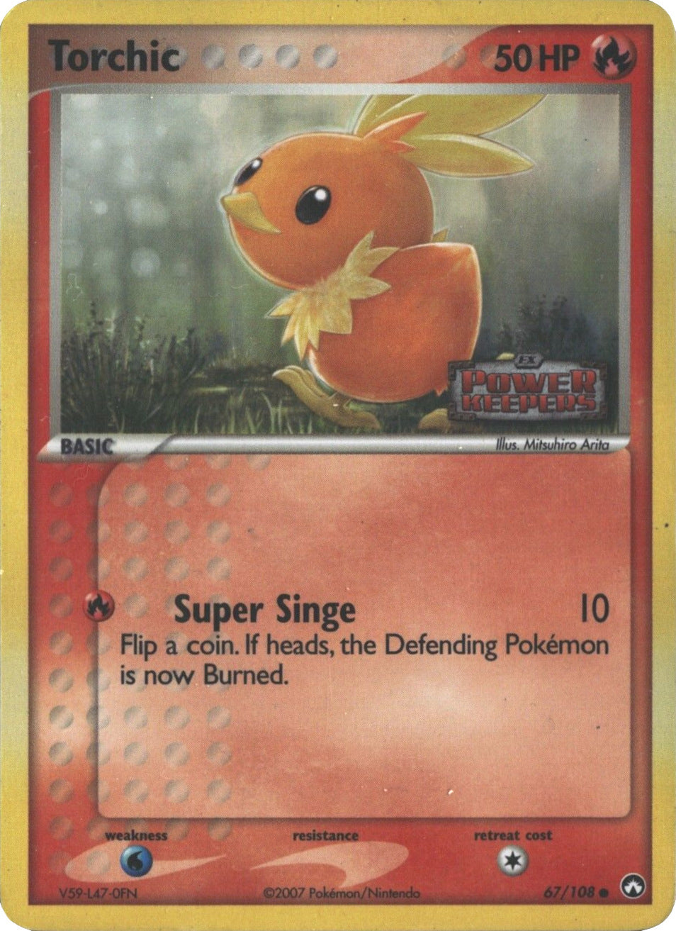 Torchic (67/108) (Stamped) [EX: Power Keepers] | Chromatic Games