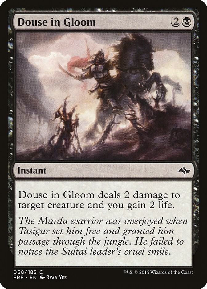 Douse in Gloom 68/185 (Fate Reforged)  | Chromatic Games