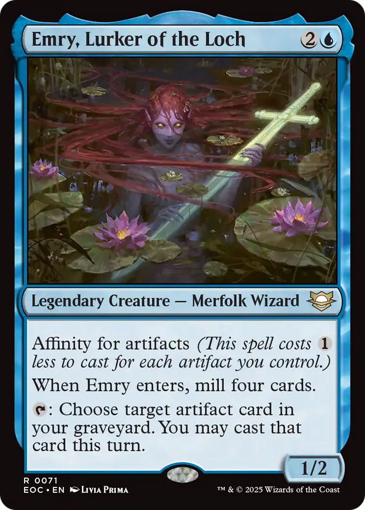 Emry, Lurker of the Loch [Edge of Eternities Commander] | Chromatic Games