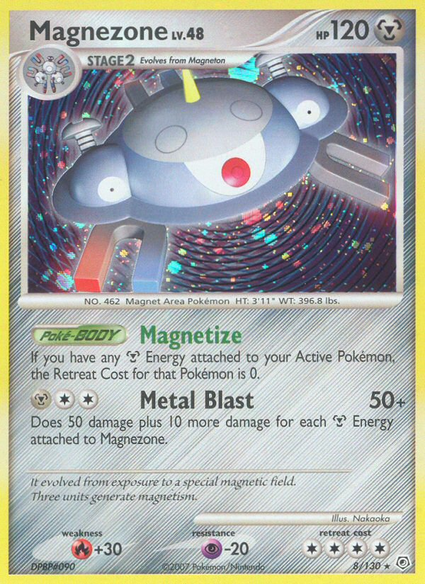 Magnezone (8/130) [Diamond & Pearl: Base Set] | Chromatic Games