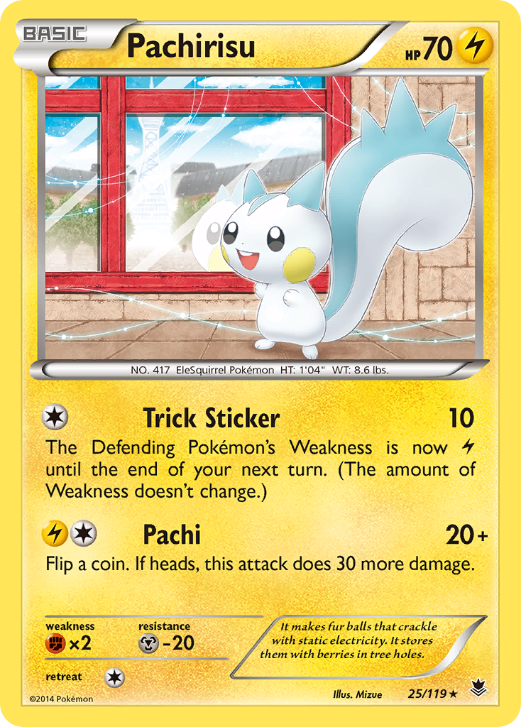 Pachirisu (25/119) [XY: Phantom Forces] | Chromatic Games