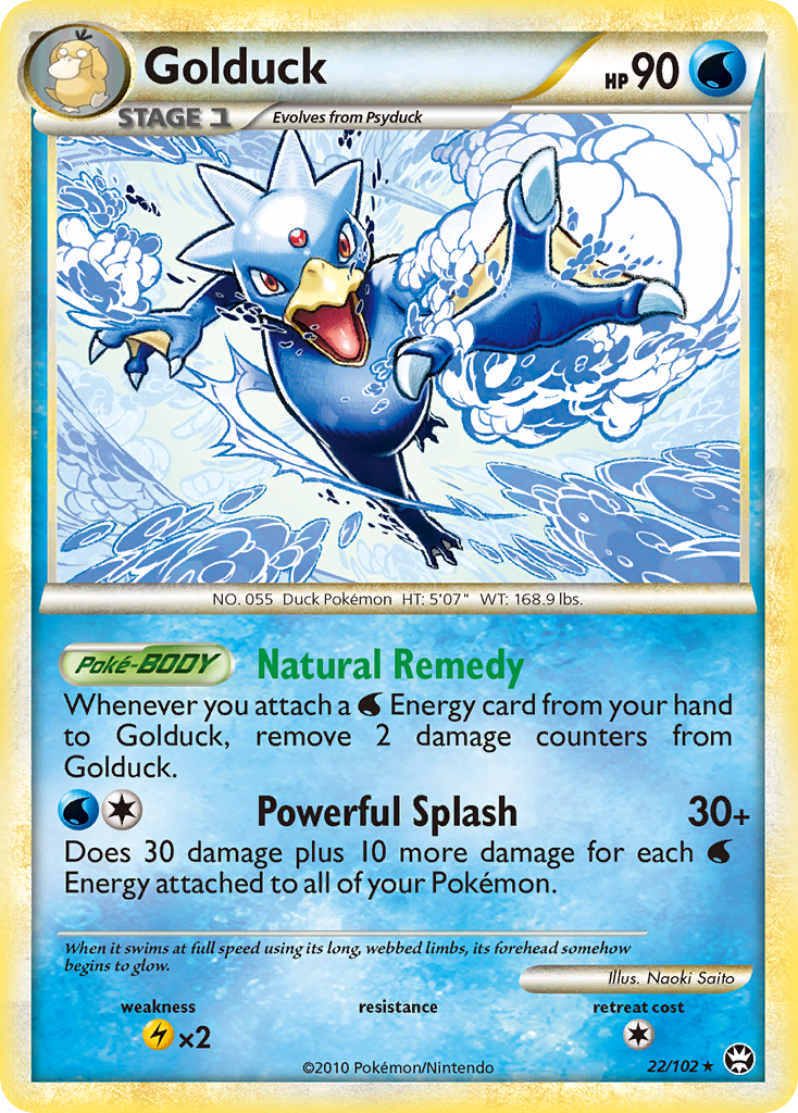 Golduck (22/102) [HeartGold & SoulSilver: Triumphant] | Chromatic Games