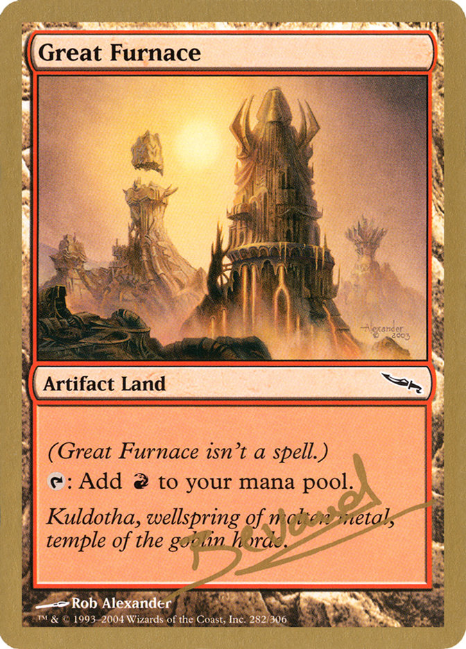 Great Furnace (Manuel Bevand) [World Championship Decks 2004] | Chromatic Games