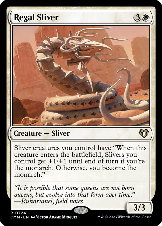 Regal Sliver 724/451 (Commander Masters)  | Chromatic Games