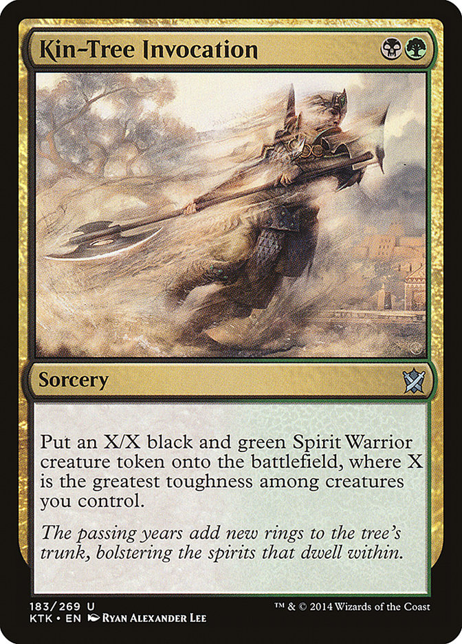 Kin-Tree Invocation 183/269 (Khans of Tarkir)  | Chromatic Games