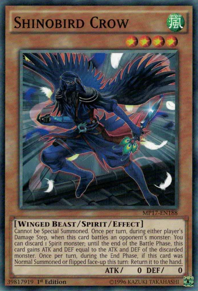 Shinobird Crow [MP17-EN188] Common | Chromatic Games