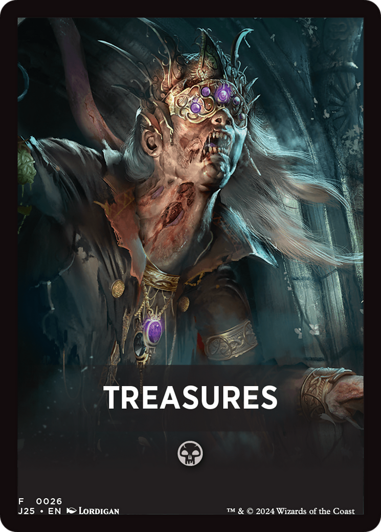 Treasures Theme Card [Foundations Jumpstart Front Cards] | Chromatic Games