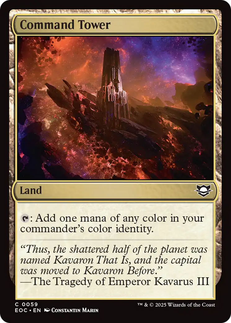 Command Tower [Edge of Eternities Commander] | Chromatic Games