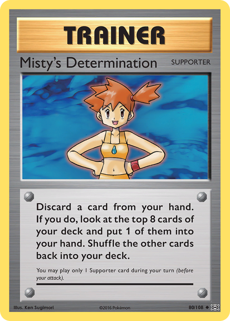 Misty's Determination (80/108) [XY: Evolutions] | Chromatic Games