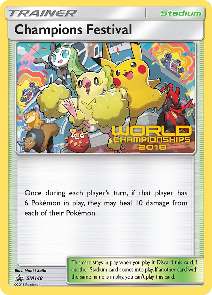 Champions Festival (SM148) (2018 Top Semi Finalist) [Sun & Moon: Black Star Promos] | Chromatic Games