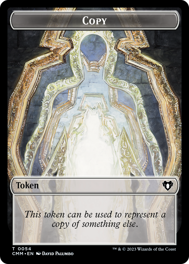 Copy (54) // Angel Double-Sided Token [Commander Masters Tokens] | Chromatic Games