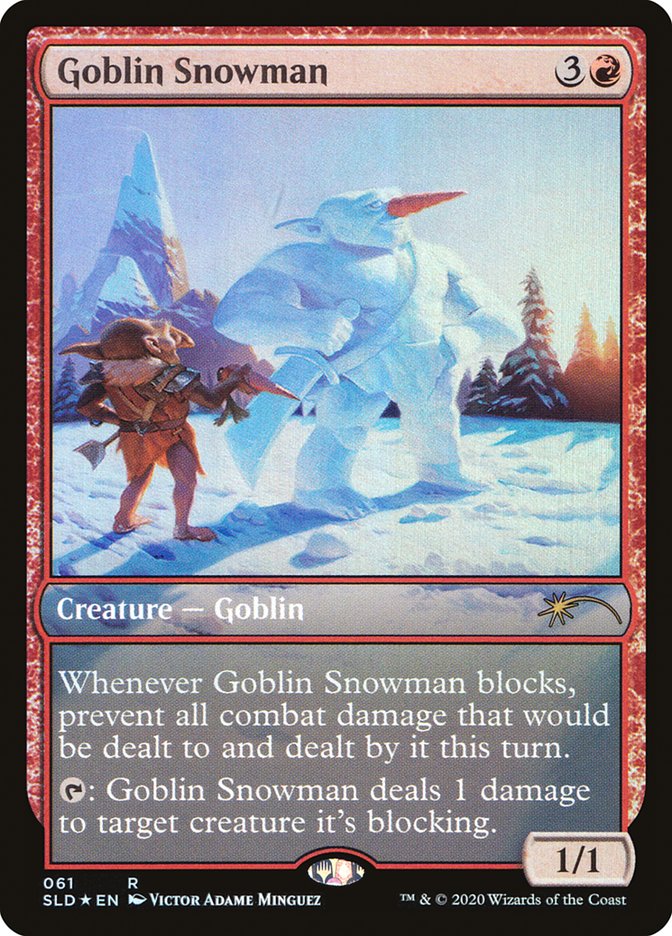 Goblin Snowman [Secret Lair Drop Series] | Chromatic Games