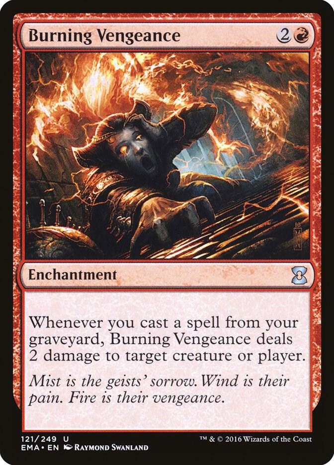 Burning Vengeance 121 (Eternal Masters)  - Foil | Chromatic Games