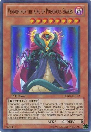 Vennominon the King of Poisonous Snakes [LCGX-EN192] Super Rare | Chromatic Games