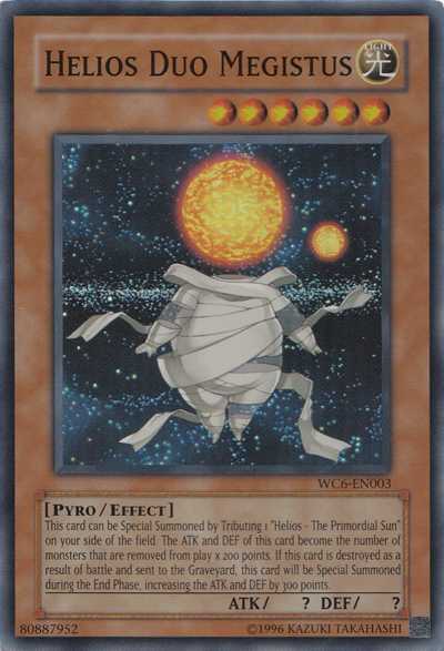 Helios Duo Megistus [WC6-EN003] Super Rare | Chromatic Games
