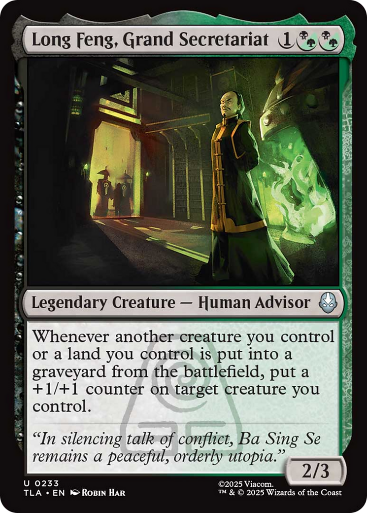 Long Feng, Grand Secretariat [Avatar: The Last Airbender] | Chromatic Games
