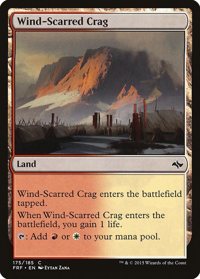 Wind-Scarred Crag 175 (Fate Reforged)  - Foil | Chromatic Games