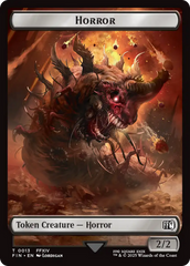 Hero (0006) // Horror (0013) Double-Sided Token [FINAL FANTASY Tokens] | Chromatic Games