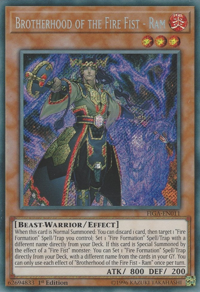 Brotherhood of the Fire Fist - Ram [FIGA-EN011] Secret Rare | Chromatic Games