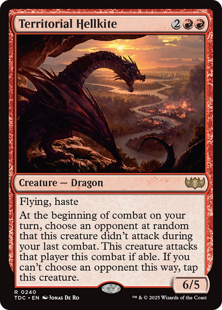 Territorial Hellkite [Tarkir: Dragonstorm Commander] | Chromatic Games