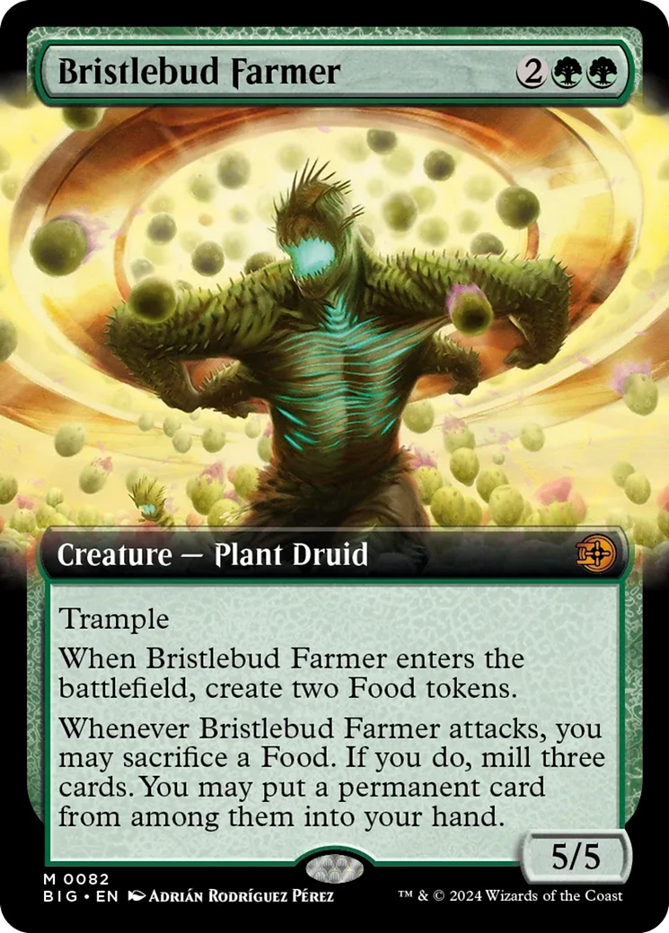 Bristlebud Farmer (Extended Art) [Outlaws of Thunder Junction: The Big Score] | Chromatic Games