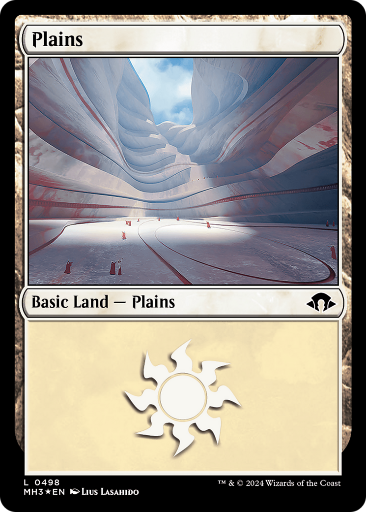 Plains (0498) (Ripple Foil) [Modern Horizons 3] | Chromatic Games