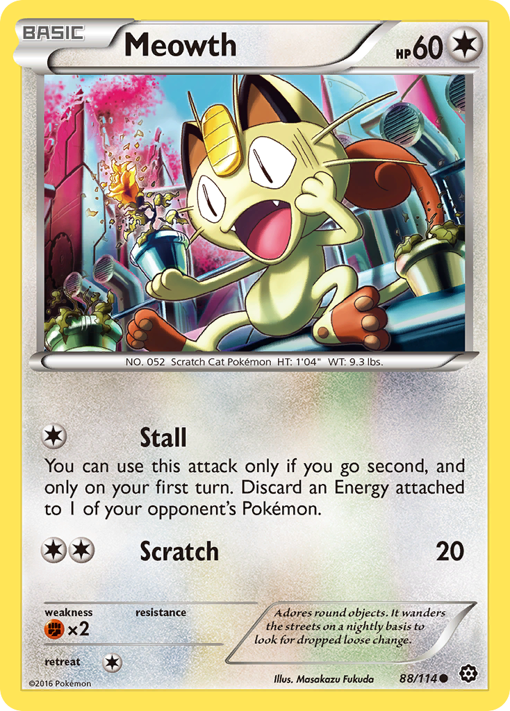 Meowth (88/114) [XY: Steam Siege] | Chromatic Games